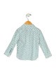 Burberry toddler boys' green and white shirt