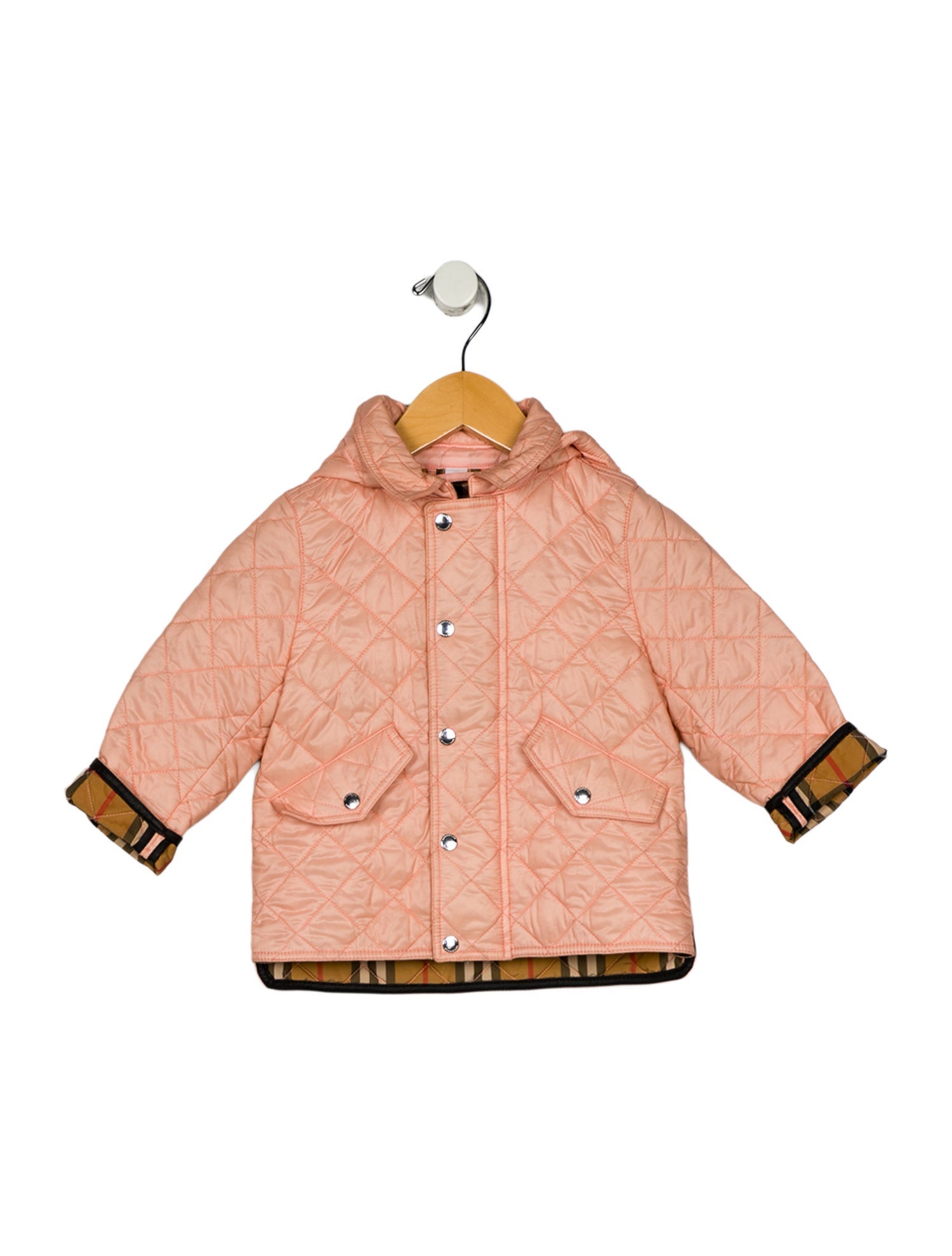 Burberry toddler girls' orange jacket