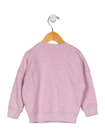 Burberry toddler girls' pink and white sweater