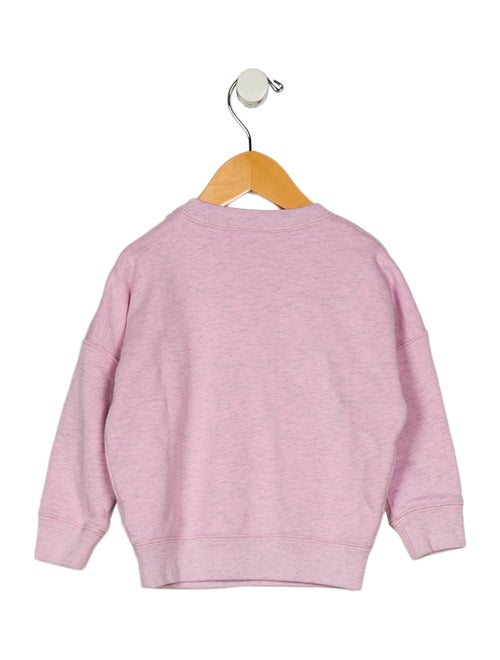Burberry toddler girls' pink and white sweater