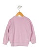 Burberry toddler girls' pink and white sweater