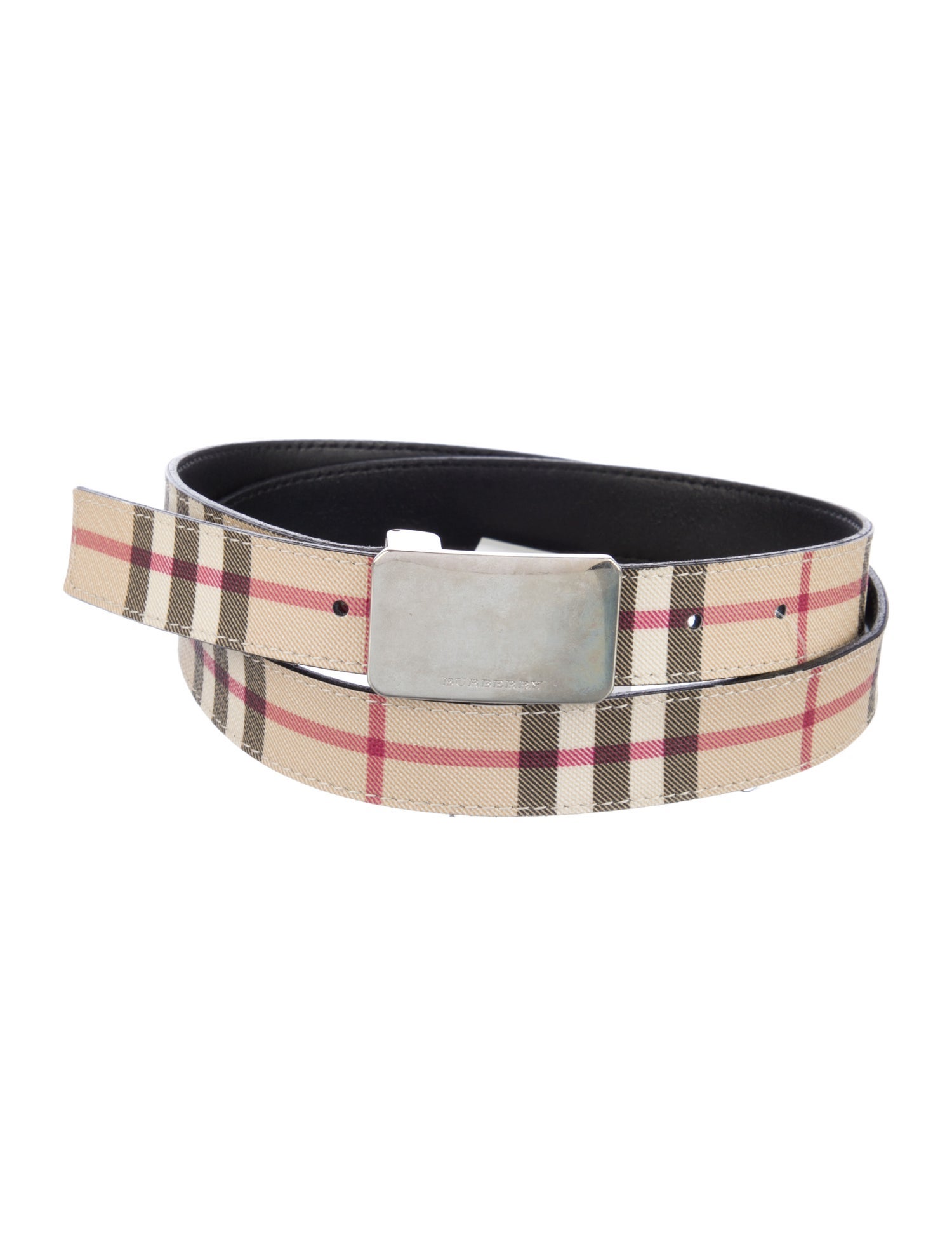 Burberry Skinny Leather Belt