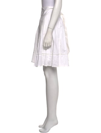 Burberry Pleated Accents Knee-Length Skirt