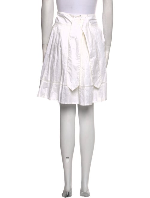 Burberry Pleated Accents Knee-Length Skirt