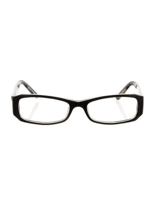 Burberry House Check Pattern Square Eyeglasses