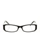 Burberry House Check Pattern Square Eyeglasses