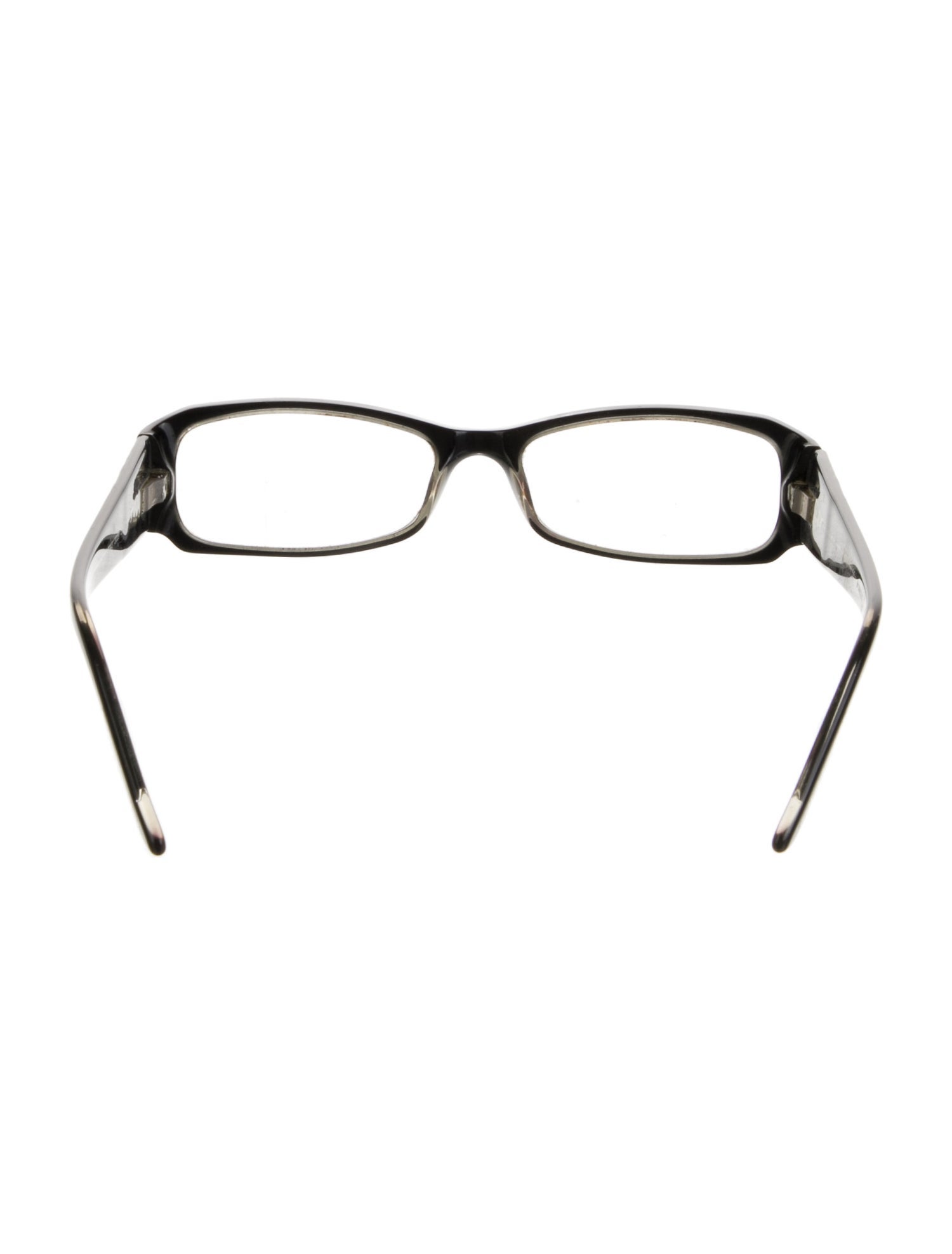 Burberry House Check Pattern Square Eyeglasses