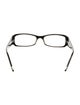Burberry House Check Pattern Square Eyeglasses