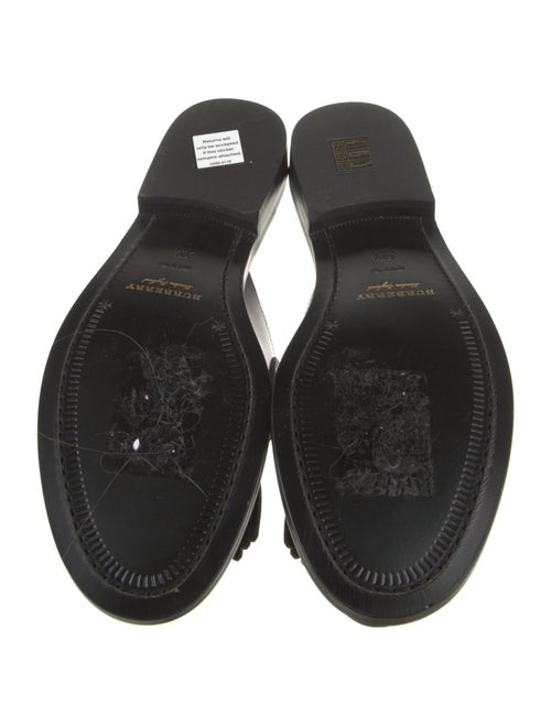 Burberry Leather Fringe Trim Accent