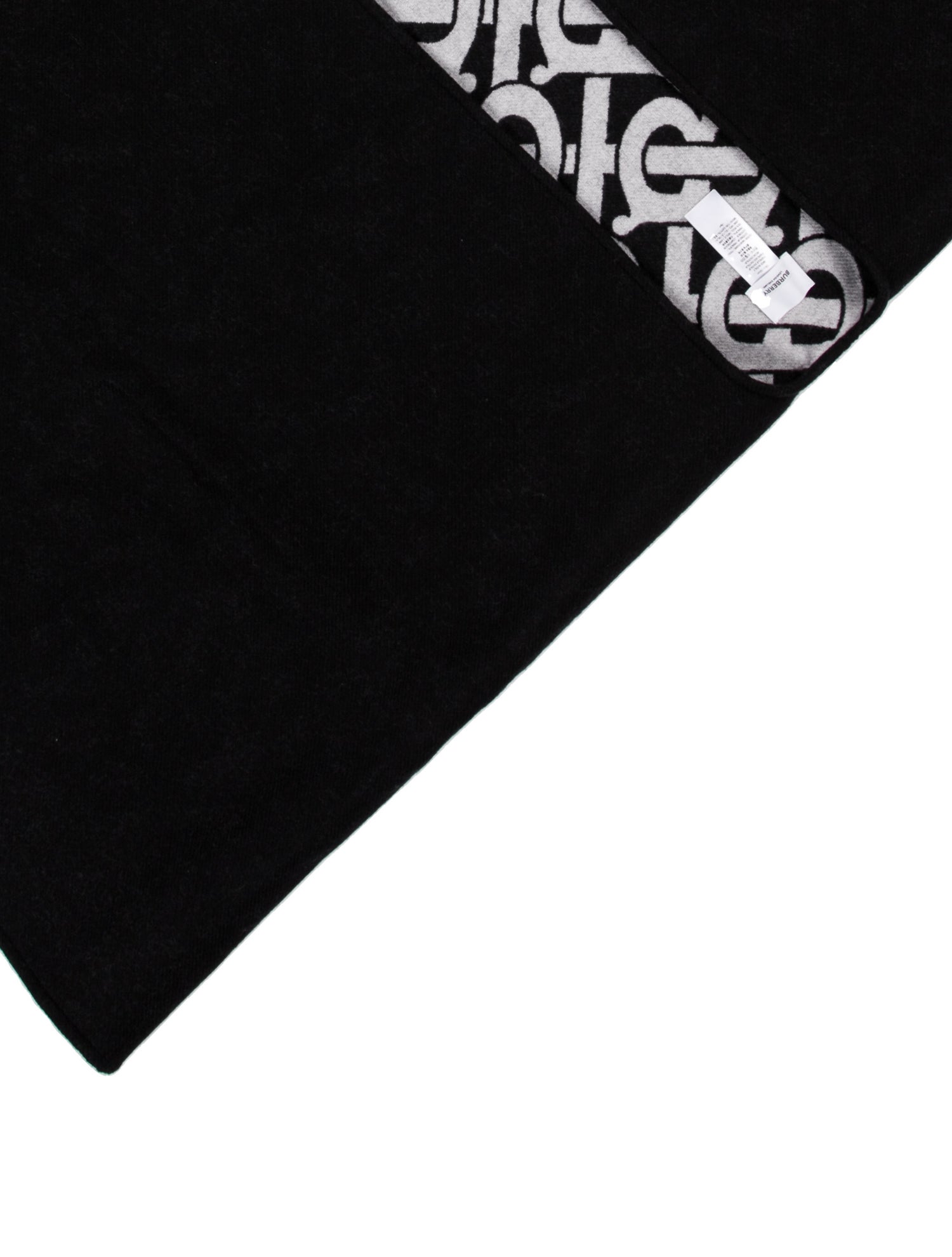 Burberry Wool TB Monogram Shawl