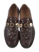 Burberry Leather Studded Accents Loafers