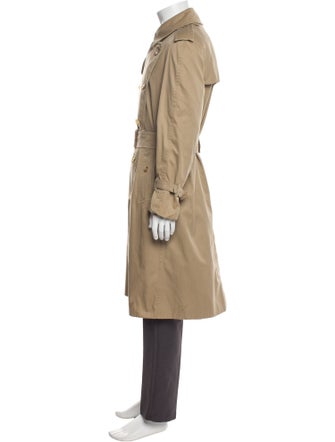 Burberry Nova Check Pattern Trench Coat