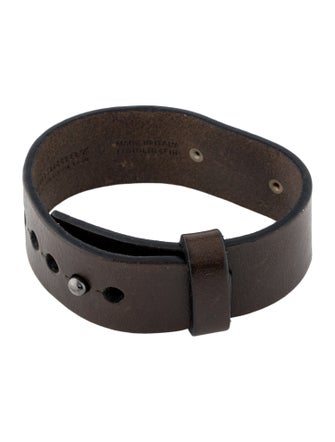 Burberry Leather Cuff Bracelet