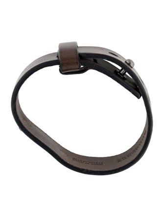 Burberry Leather Cuff Bracelet