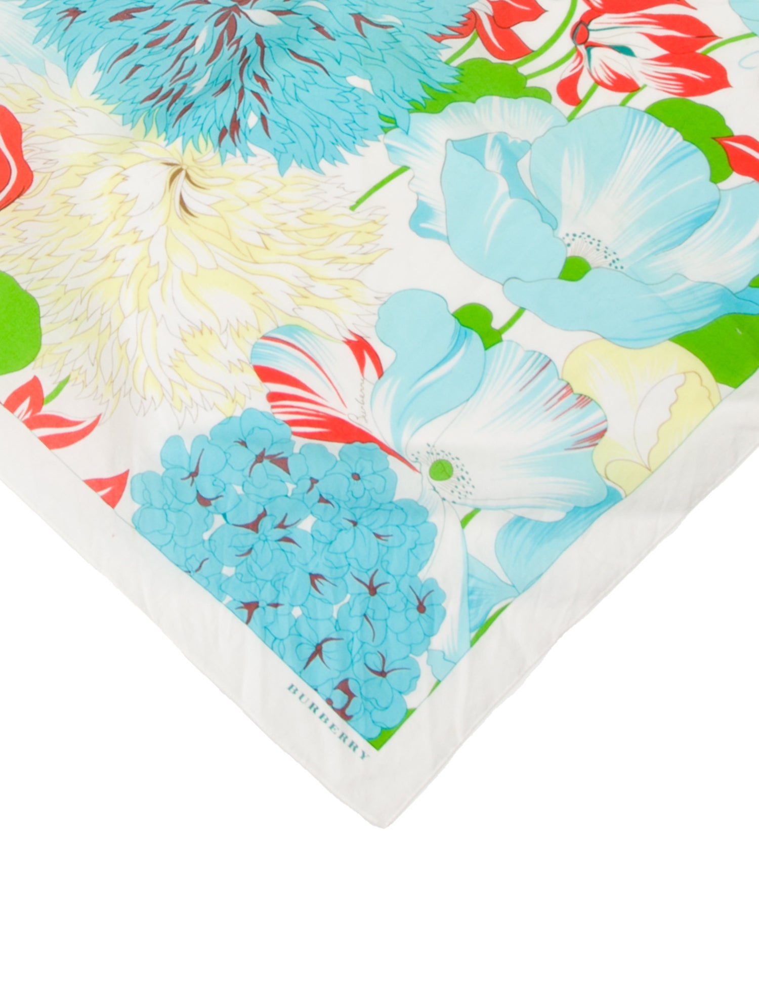 Burberry Floral Print Scarf