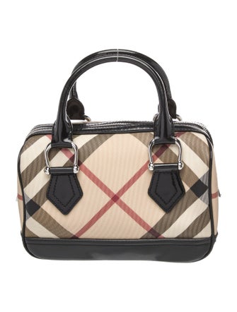 Burberry Nova Check Top Handle Bag