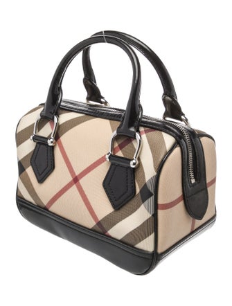 Burberry Nova Check Top Handle Bag