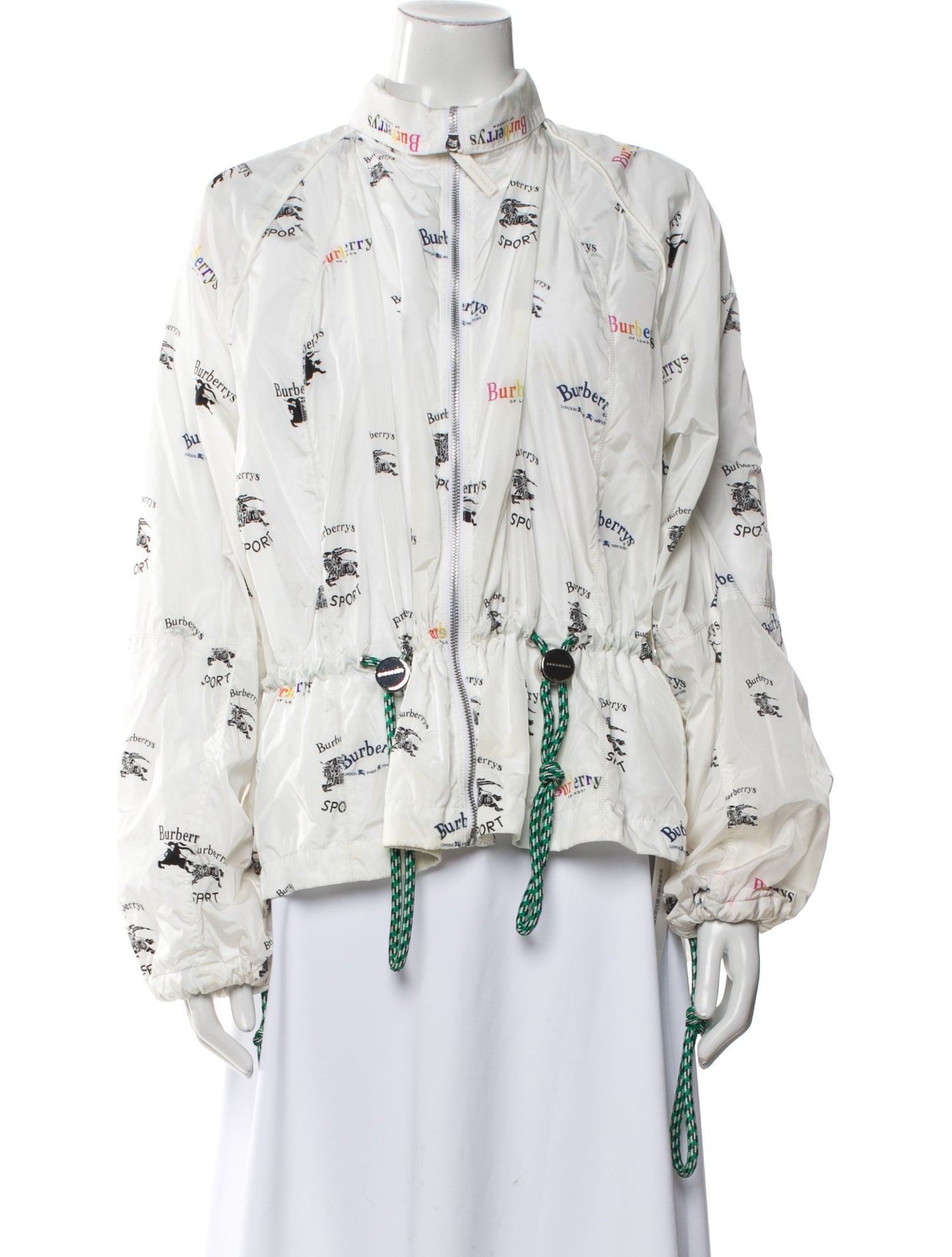 Burberry Nylon Printed Evening Jacket