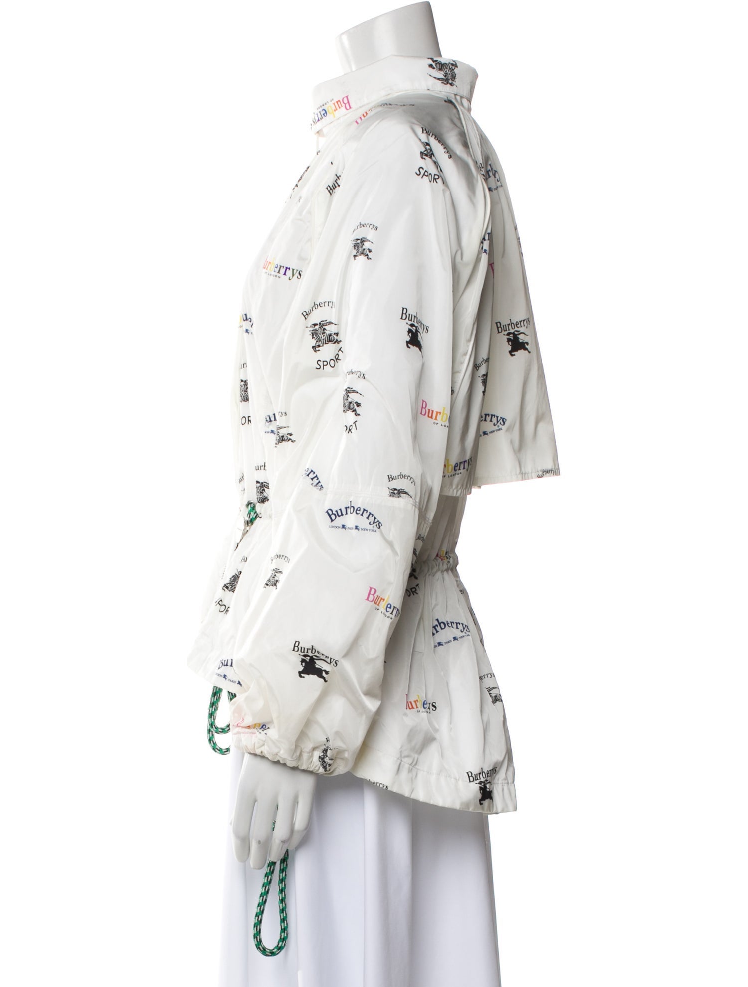 Burberry Nylon Printed Evening Jacket