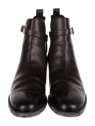 Burberry Richardson Flat House Check Pattern Chelsea Boots