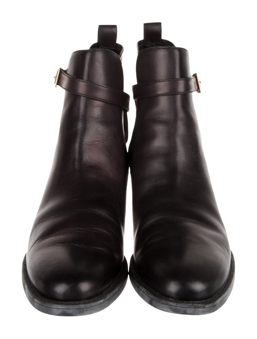 Burberry Richardson Flat House Check Pattern Chelsea Boots