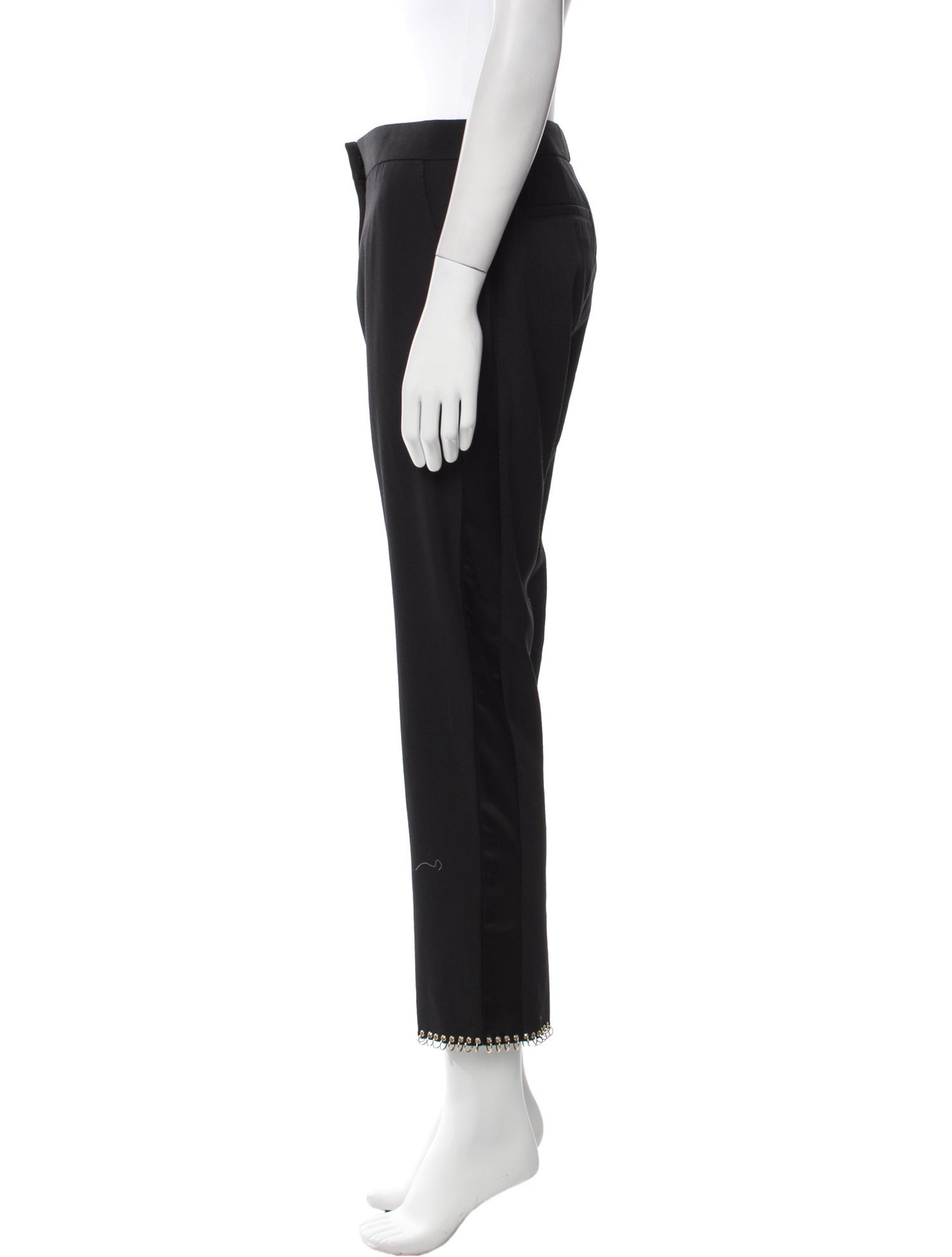 Burberry Wool Straight Leg Pants