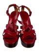 Burberry Leather Slingback Sandals