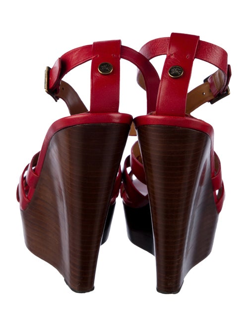 Burberry Leather Slingback Sandals