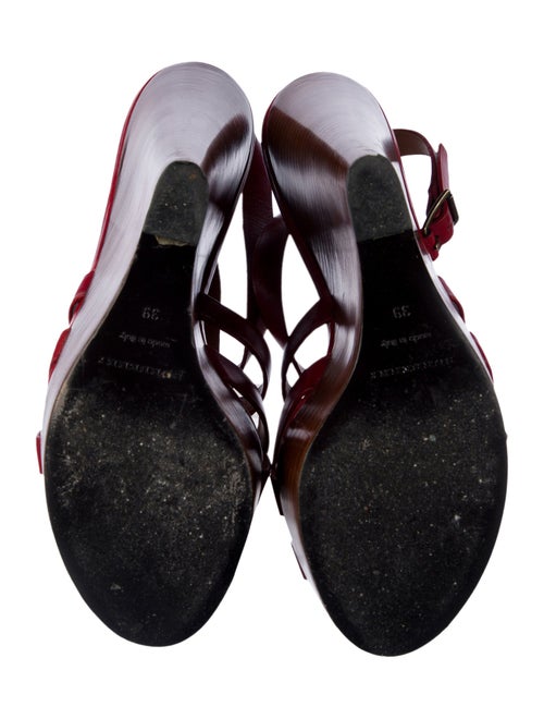 Burberry Leather Slingback Sandals