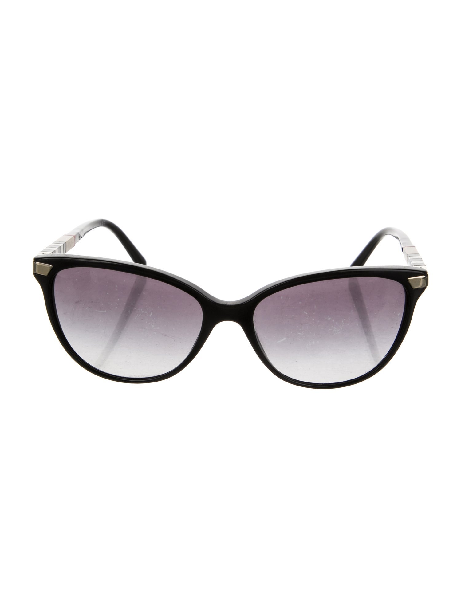 Burberry House Check Pattern Cat-Eye Sunglasses