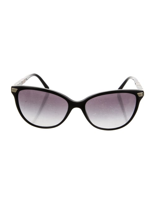 Burberry House Check Pattern Cat-Eye Sunglasses