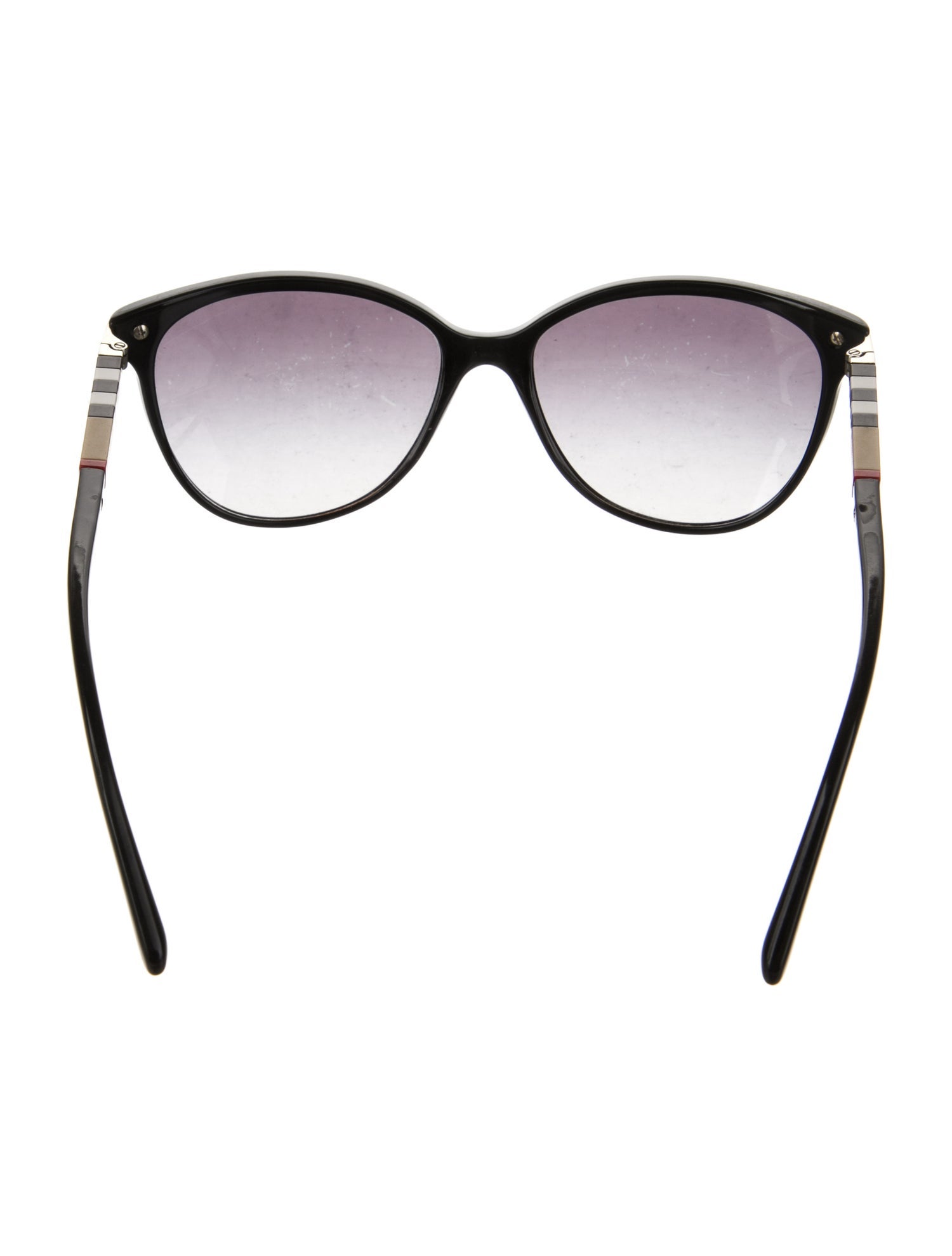 Burberry House Check Pattern Cat-Eye Sunglasses
