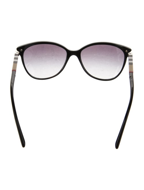 Burberry House Check Pattern Cat-Eye Sunglasses