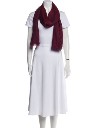 Burberry Virgin Wool House Check Pattern Scarf