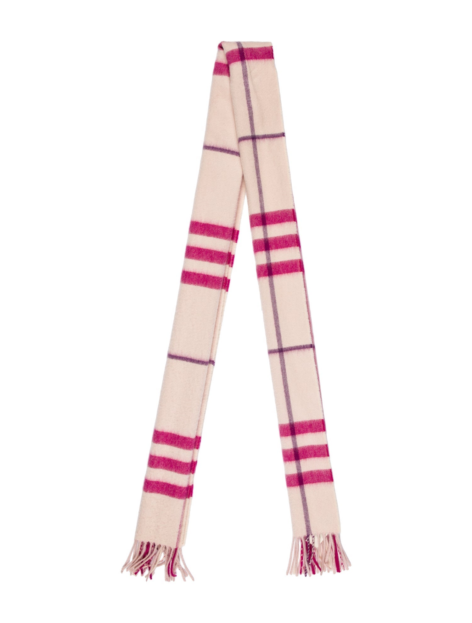 Burberry Cashmere Striped Scarf