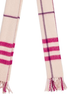 Burberry Cashmere Striped Scarf