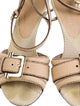 Burberry Leather Slingback Sandals