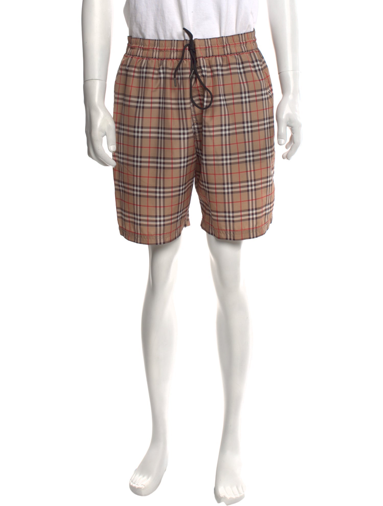 Burberry House Check Pattern Swim Trunks