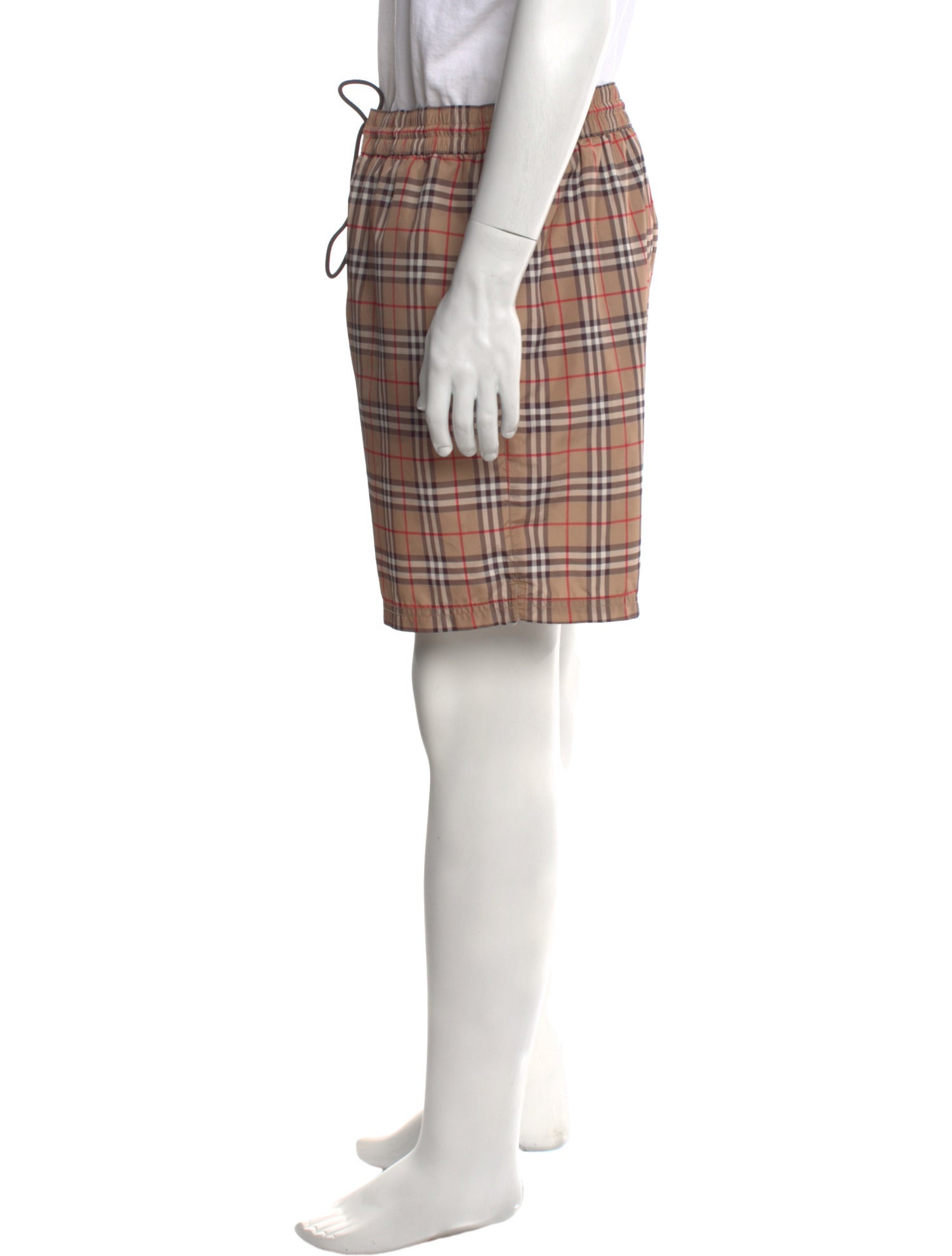 Burberry House Check Pattern Swim Trunks