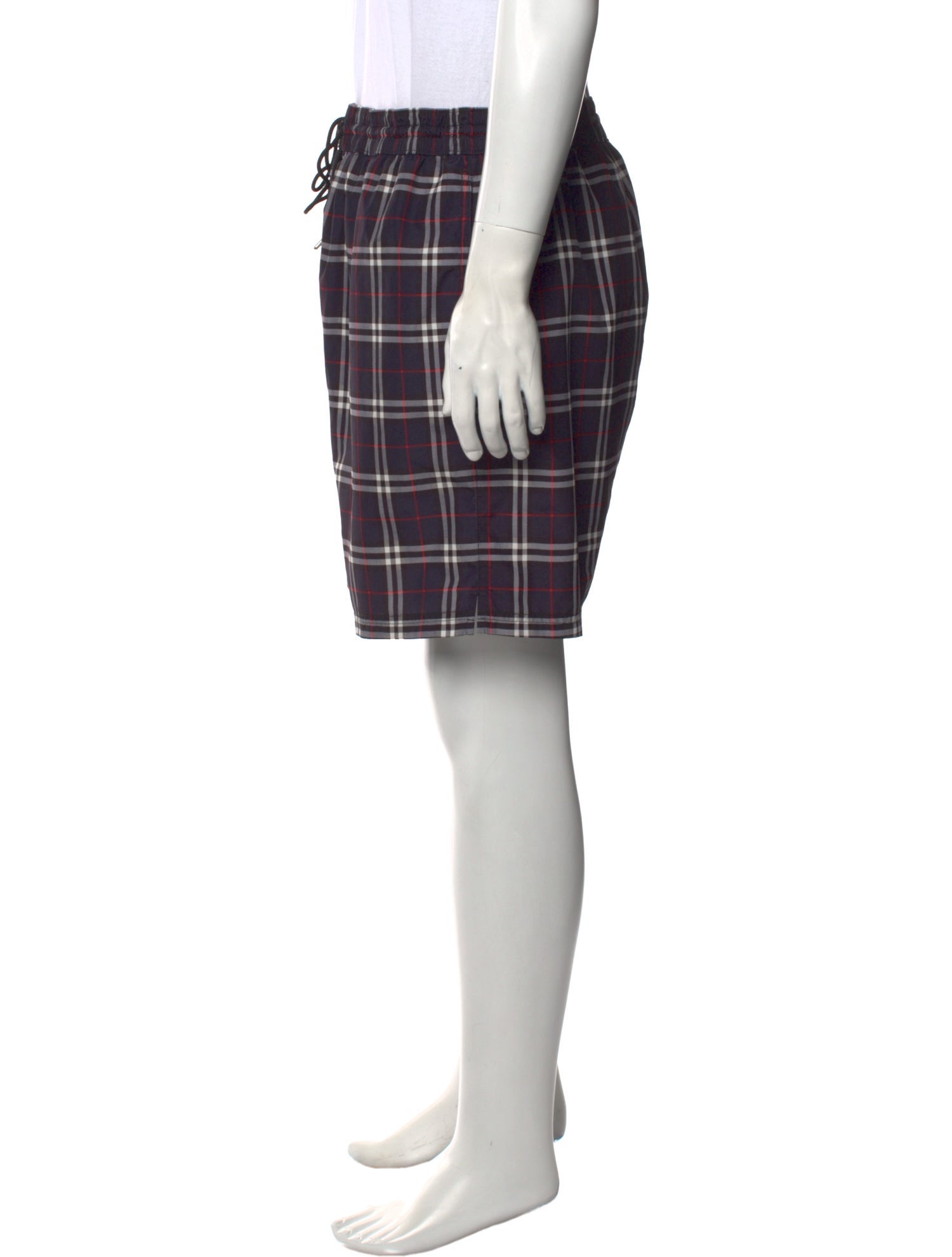 Burberry Nova Check Pattern Swim Trunks