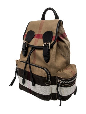 Burberry Mega Check Rucksack Medium