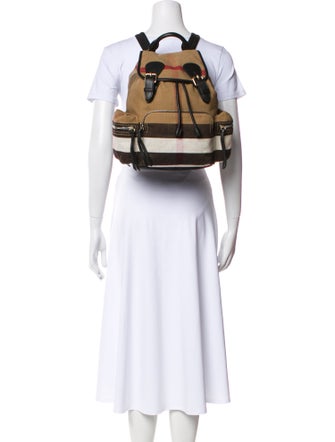 Burberry Mega Check Rucksack Medium