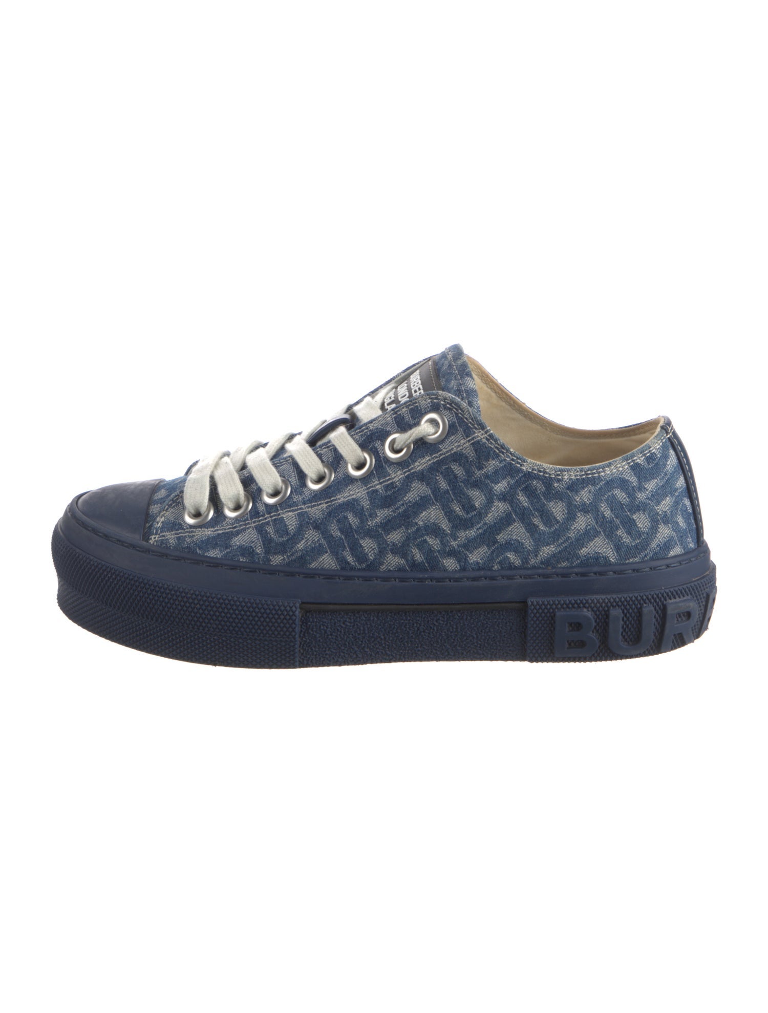 Burberry TB Monogram Denim Sneakers