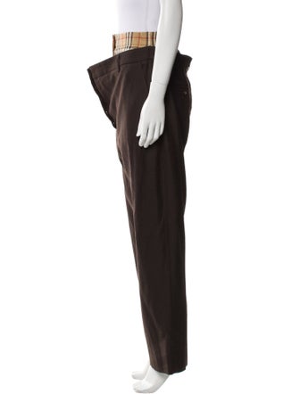 Burberry Wool Wide Leg Pants