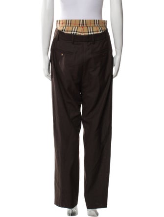 Burberry Wool Wide Leg Pants