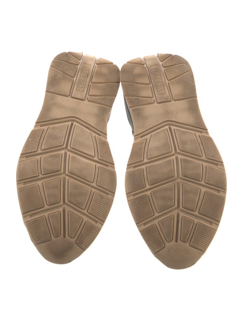 Burberry Nova Check Pattern Canvas Sneakers