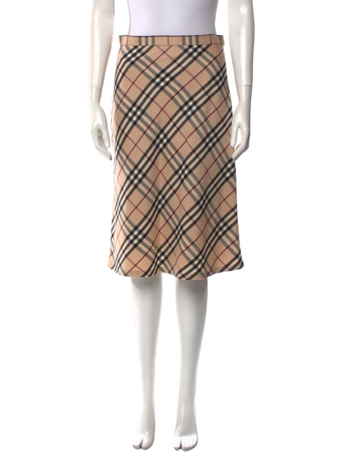 Burberry London Wool Knee-Length Skirt