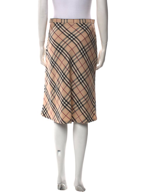 Burberry London Wool Knee-Length Skirt