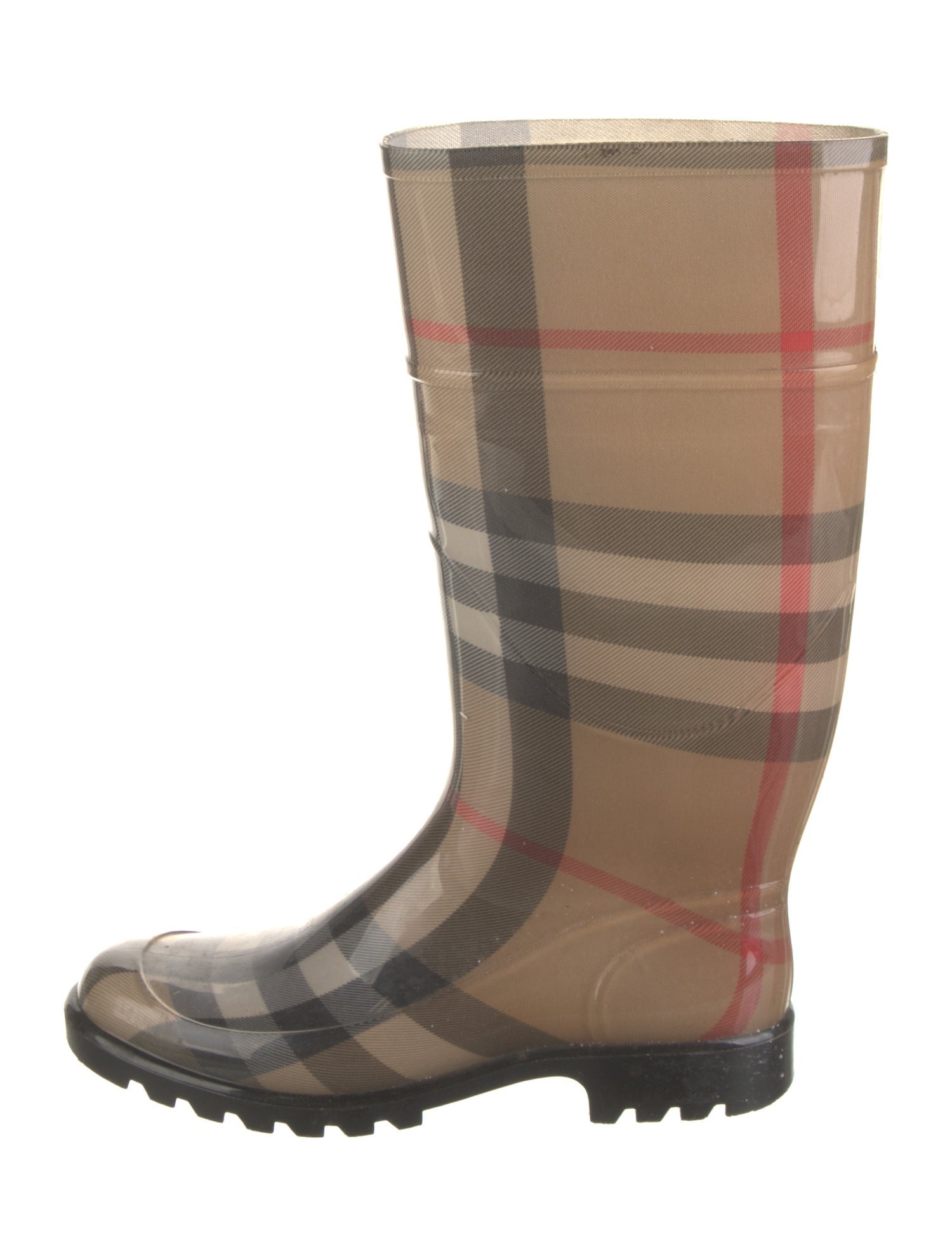 Burberry Rubber Printed Rain Boots