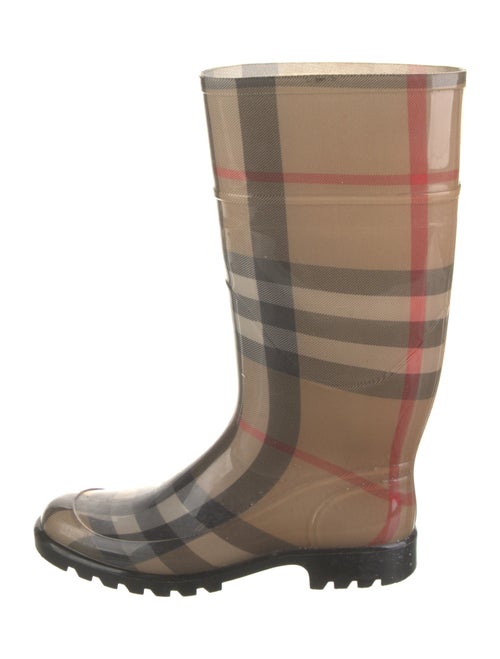 Burberry Rubber Printed Rain Boots